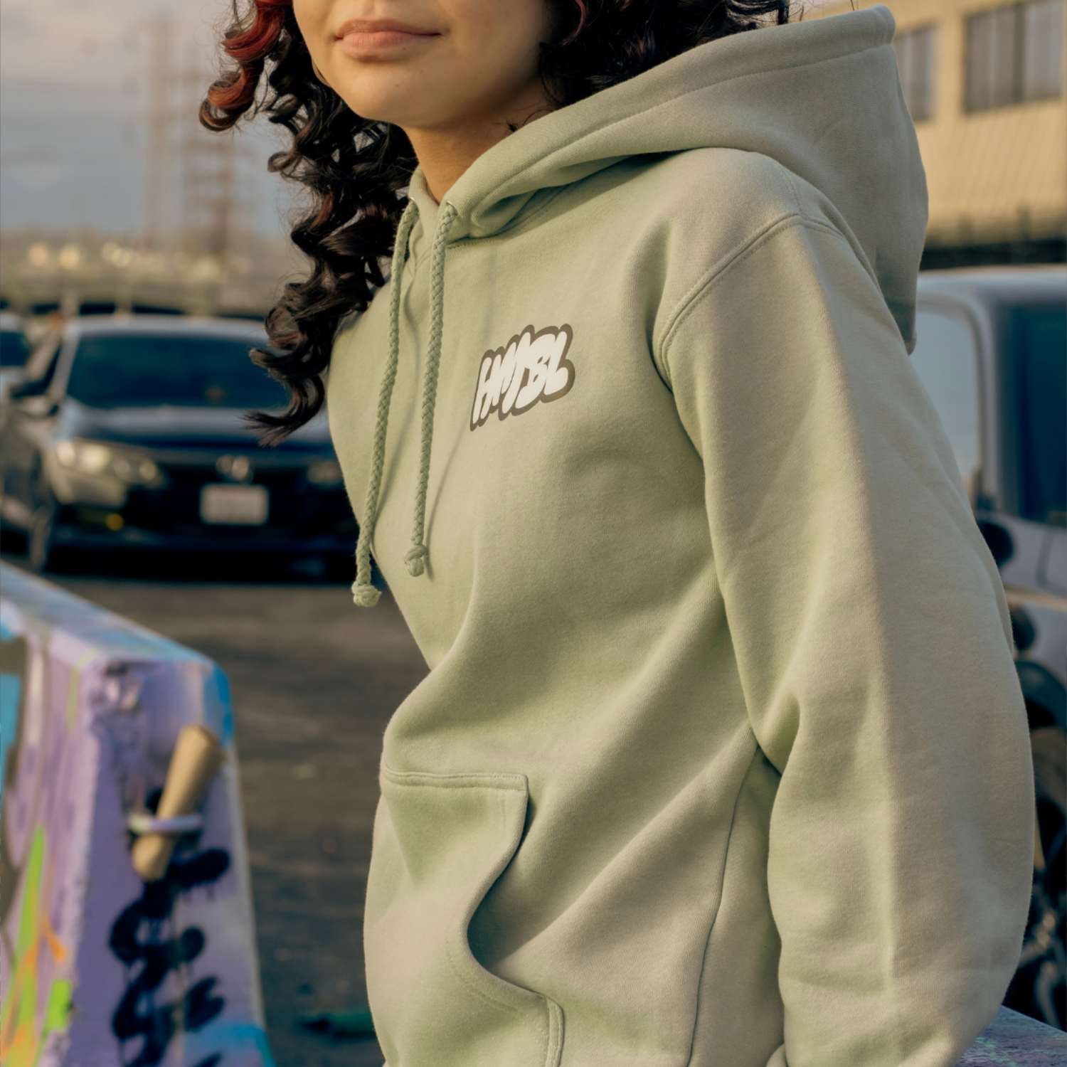 HMBL Original Collection Hoodie - Sage green